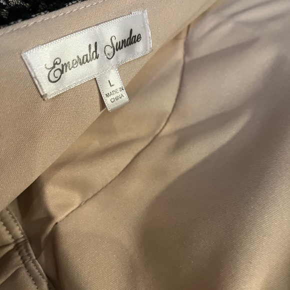 Evening black cocktail dress. Size L women - Picture 3 of 3